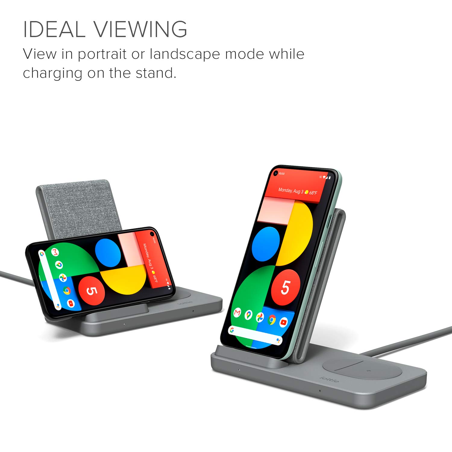 Foto 5 pulgar | Cargador Inalámbrico Iottie Ion Wireless Duo De 10 W Con Soporte Y Almohadilla De 5 W - Venta Internacional.
