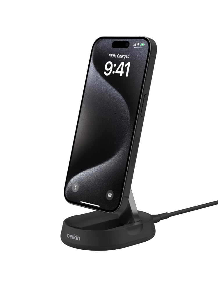 Foto 2 pulgar | Soporte De Carga Belkin Convertible Magnético 15w Negro - Venta Internacional.
