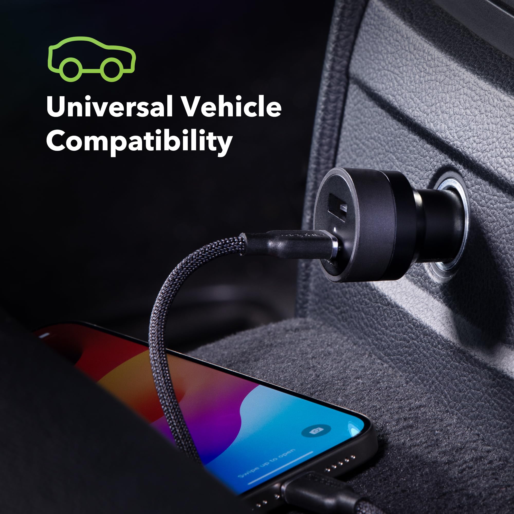 Foto 3 pulgar | Cargador De Coche Mophie 42 W Dual Usb-c + Usb-a, Carga Rápida - Venta Internacional.