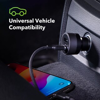 Foto 2 | Cargador De Coche Mophie 42 W Dual Usb-c + Usb-a, Carga Rápida - Venta Internacional.