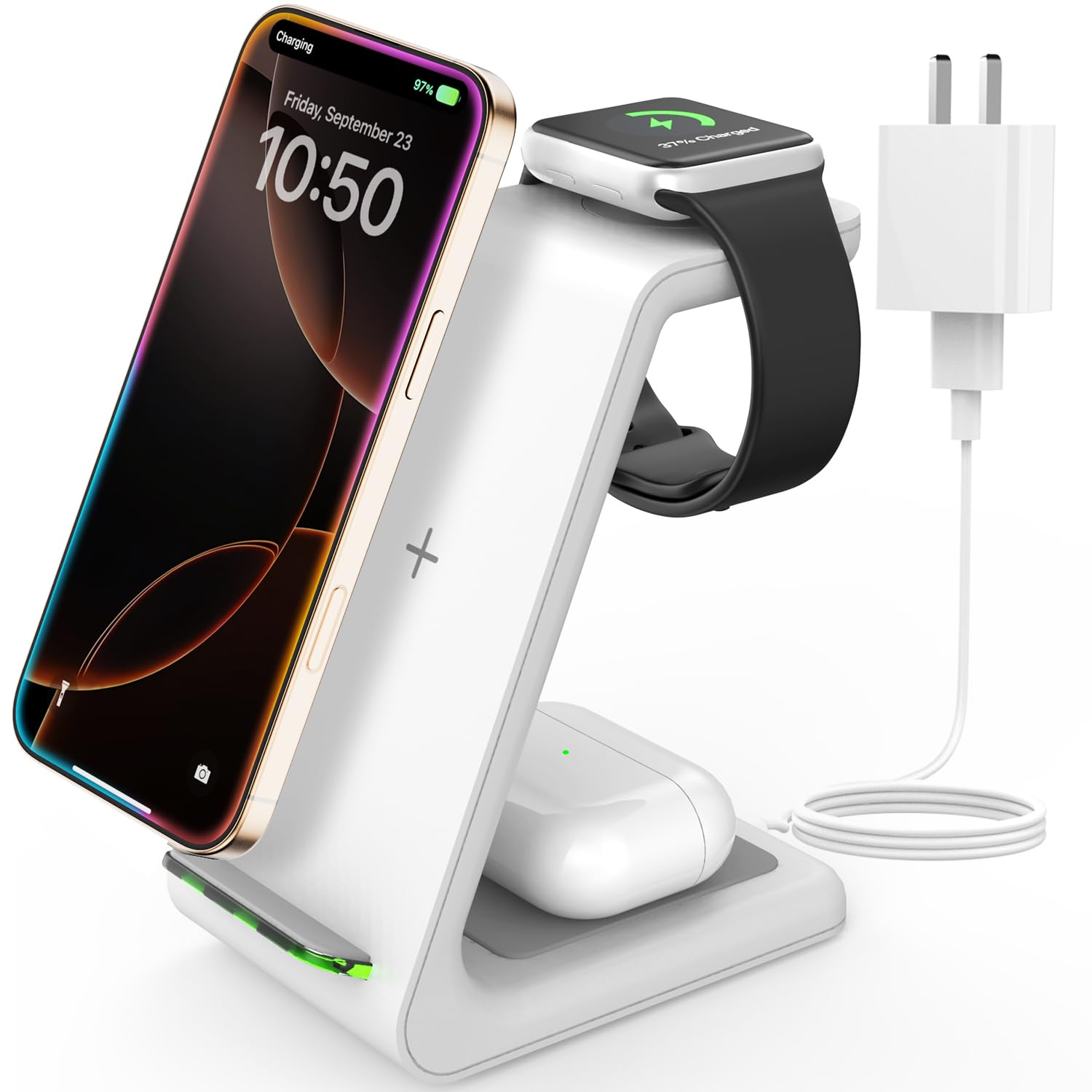 Foto 1 | Estación De Carga Inalámbrica Joygeek 3 En 1 Para Apple - Venta Internacional.