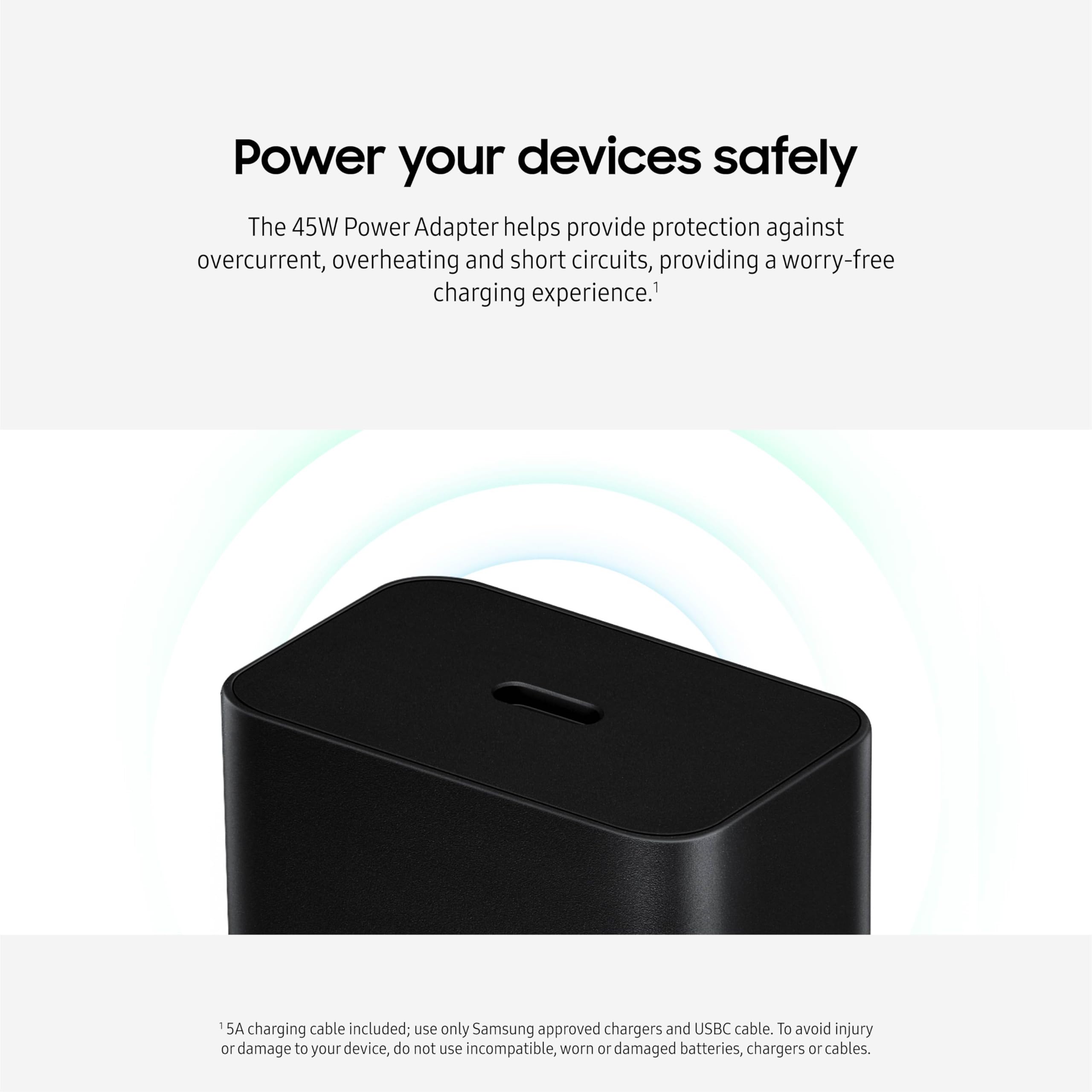 Foto 7 | Cargador De Pared Con Adaptador De Corriente Samsung 45w Ep-t4511xbegus Negro - Venta Internacional.