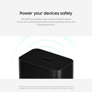 Foto 7 | Cargador De Pared Con Adaptador De Corriente Samsung 45w Ep-t4511xbegus Negro - Venta Internacional.