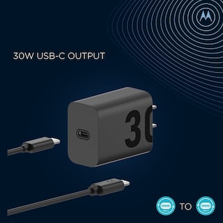 Foto 2 | Cargador Motorola Turbopower 30 Usb-c De 30 W Para Moto G Power 5g - Venta Internacional.
