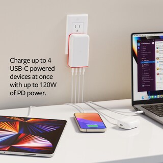 Foto 4 | Cargador De Pared Twelve South Plugbug De 4 Puertos Y 120 W Usb-c Con Find My - Venta Internacional.