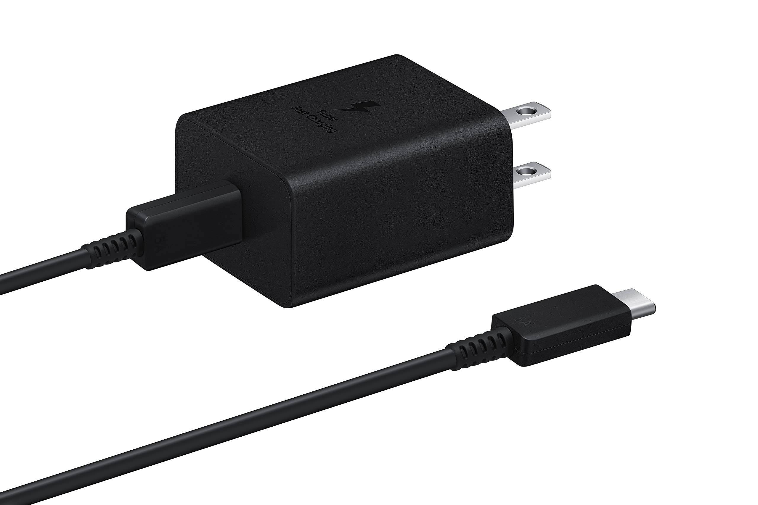 Foto 2 pulgar | Adaptador De Corriente Samsung De 45 W Con Cable Usb C A C Negro - Venta Internacional.