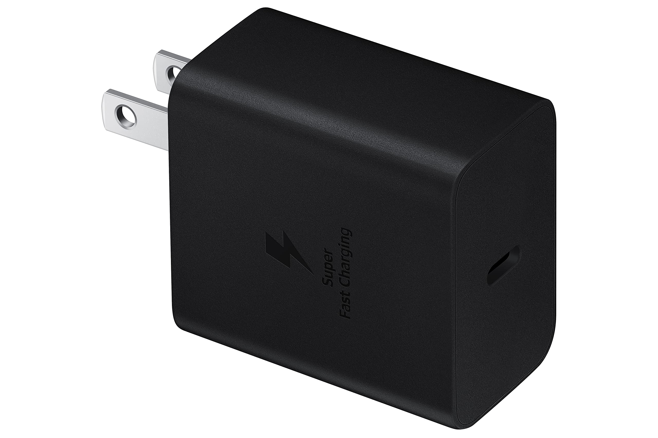 Foto 2 | Adaptador De Corriente Samsung De 45 W Con Cable Usb C A C Negro - Venta Internacional.