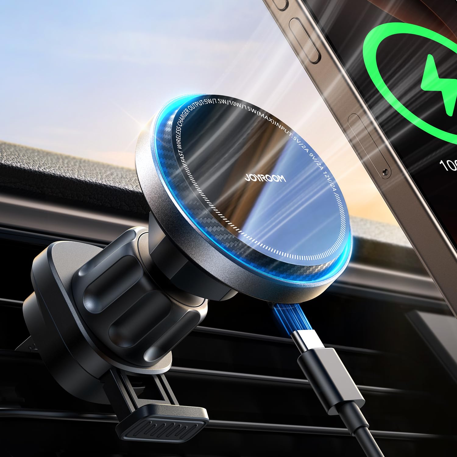 Cargador De Coche Joyroom Para Cargador Inalámbrico Magsafe De 15 W - Venta Internacional. $850