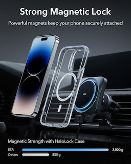 Foto 5 | Cargador De Coche Esr Magsafe Con Cryoboost Para Iphone Con Adaptador - Venta Internacional.