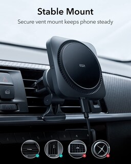Foto 7 | Cargador De Coche Esr Magsafe Con Cryoboost Para Iphone Con Adaptador - Venta Internacional.