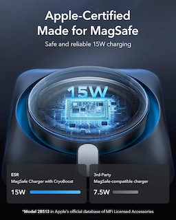 Foto 3 | Cargador De Coche Inalámbrico Magnético Esr 15w Magsafe Para Iphone - Venta Internacional.