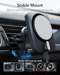 Foto 6 | Cargador De Coche Inalámbrico Magnético Esr 15w Magsafe Para Iphone - Venta Internacional.