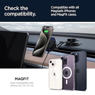 Foto 2 | Cargador Inalámbrico Para Coche Spigen Onetap Pro 3 Cryomax - Venta Internacional.
