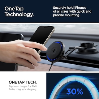Foto 6 | Cargador Inalámbrico Para Coche Spigen Onetap Pro 3 Cryomax - Venta Internacional.