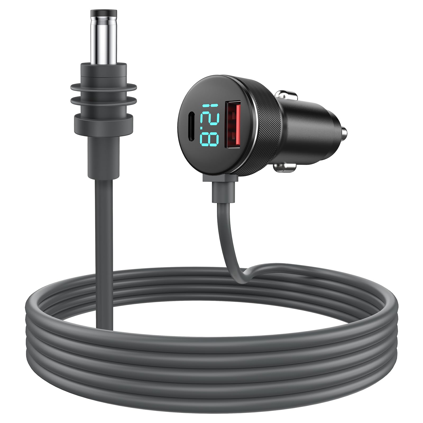 Cable De Alimentación Para Coche Starlink Mini 3 En 1 De 10 Pies/3 M Con Pantalla De Voltaje - Venta Internacional.