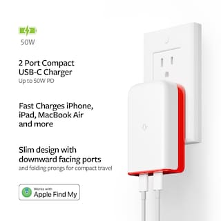 Foto 2 | Cargador De Pared Twelve South Plugbug De 2 Puertos Y 50 W Usb-c Con Find My - Venta Internacional.
