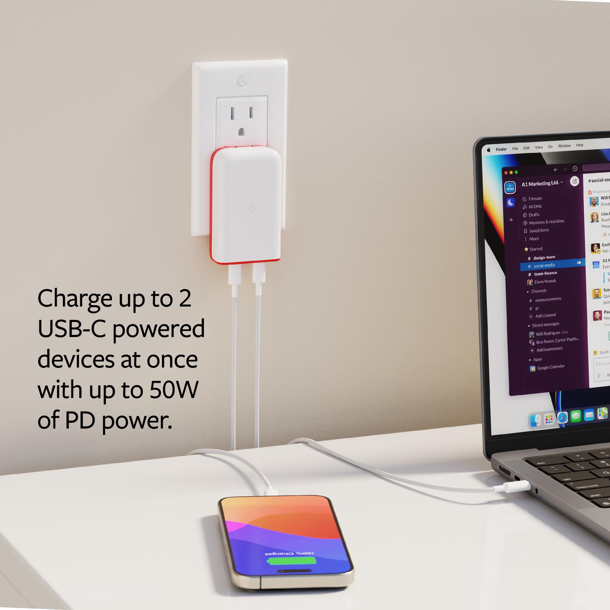 Foto 5 pulgar | Cargador De Pared Twelve South Plugbug De 2 Puertos Y 50 W Usb-c Con Find My - Venta Internacional.