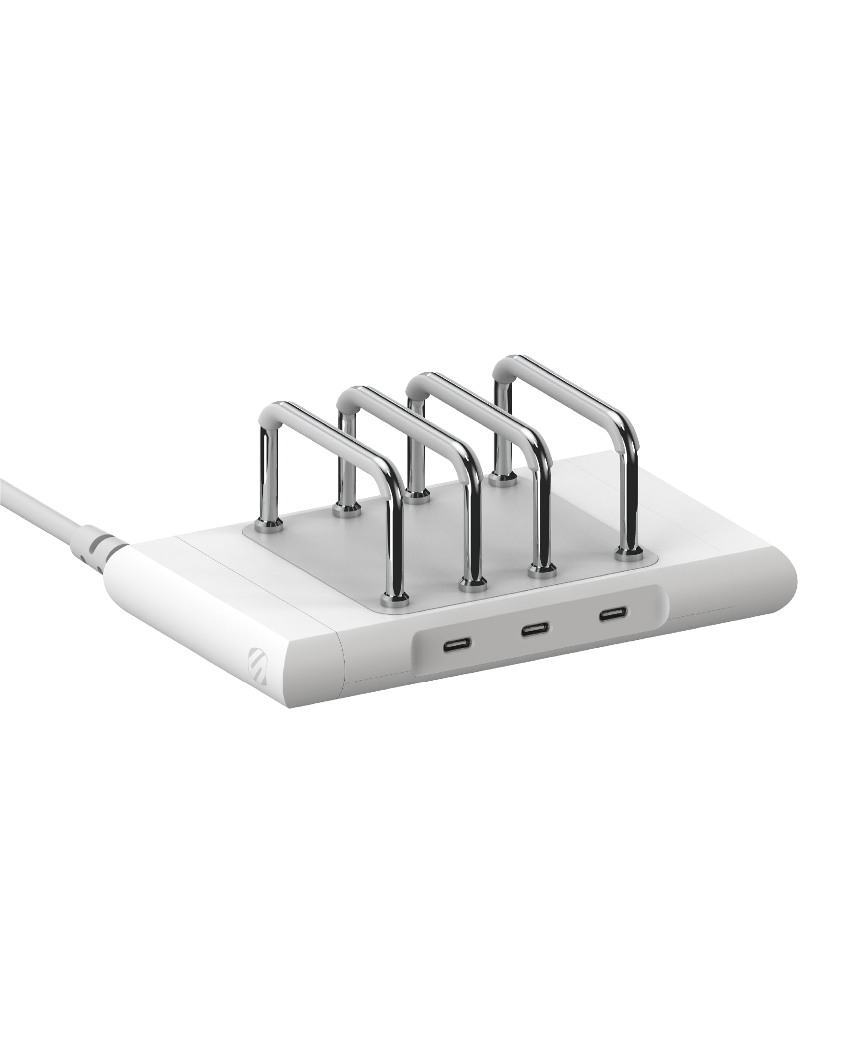 Estación De Carga Scosche Baselynx™ 2.0 Vert 60w Usb-c Blanca - Venta Internacional.