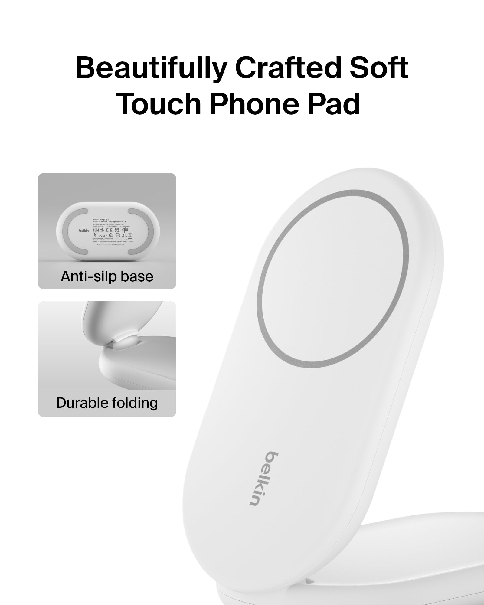 Foto 6 pulgar | Cargador Belkin Magsafe De 15 W Compatible Con Iphone 16/15 Blanco - Venta Internacional.