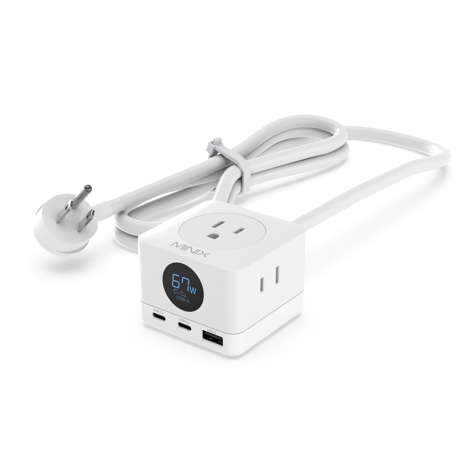 Cargador Minix Usb C De 67 W Con 3 Enchufes Y Cable De 5 Pies Para El Hogar - Venta Internacional. $721