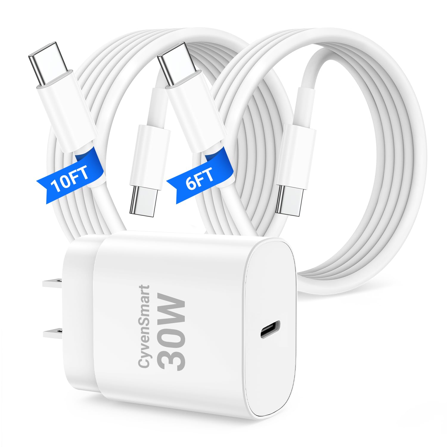 Bloque De Carga Cyvensmart Usb-c De 30 W Para Iphone 15/16 Pro Max - Venta Internacional. $685