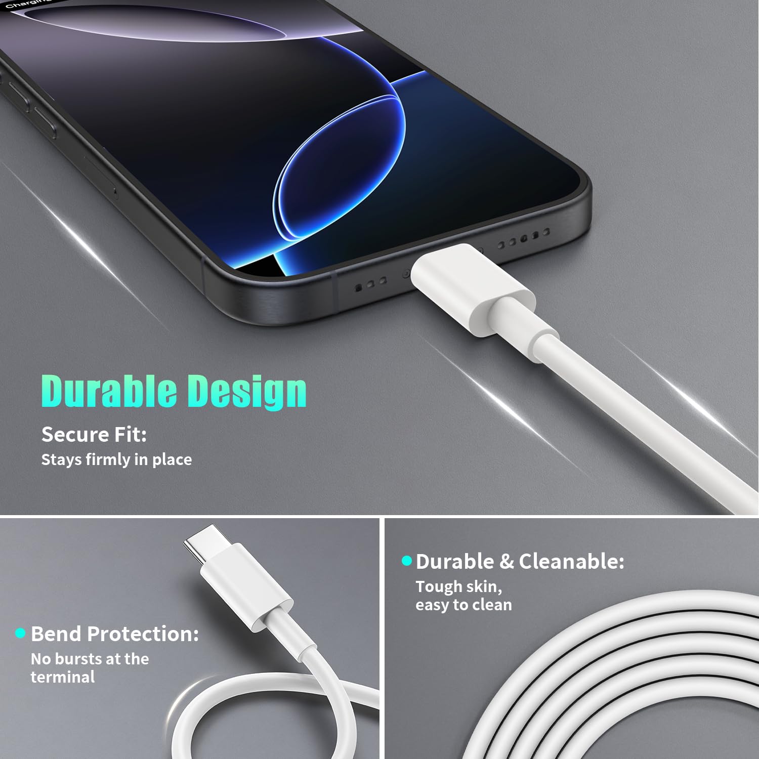 Foto 5 pulgar | Bloque De Carga Cyvensmart Usb-c De 30 W Para Iphone 15/16 Pro Max - Venta Internacional.