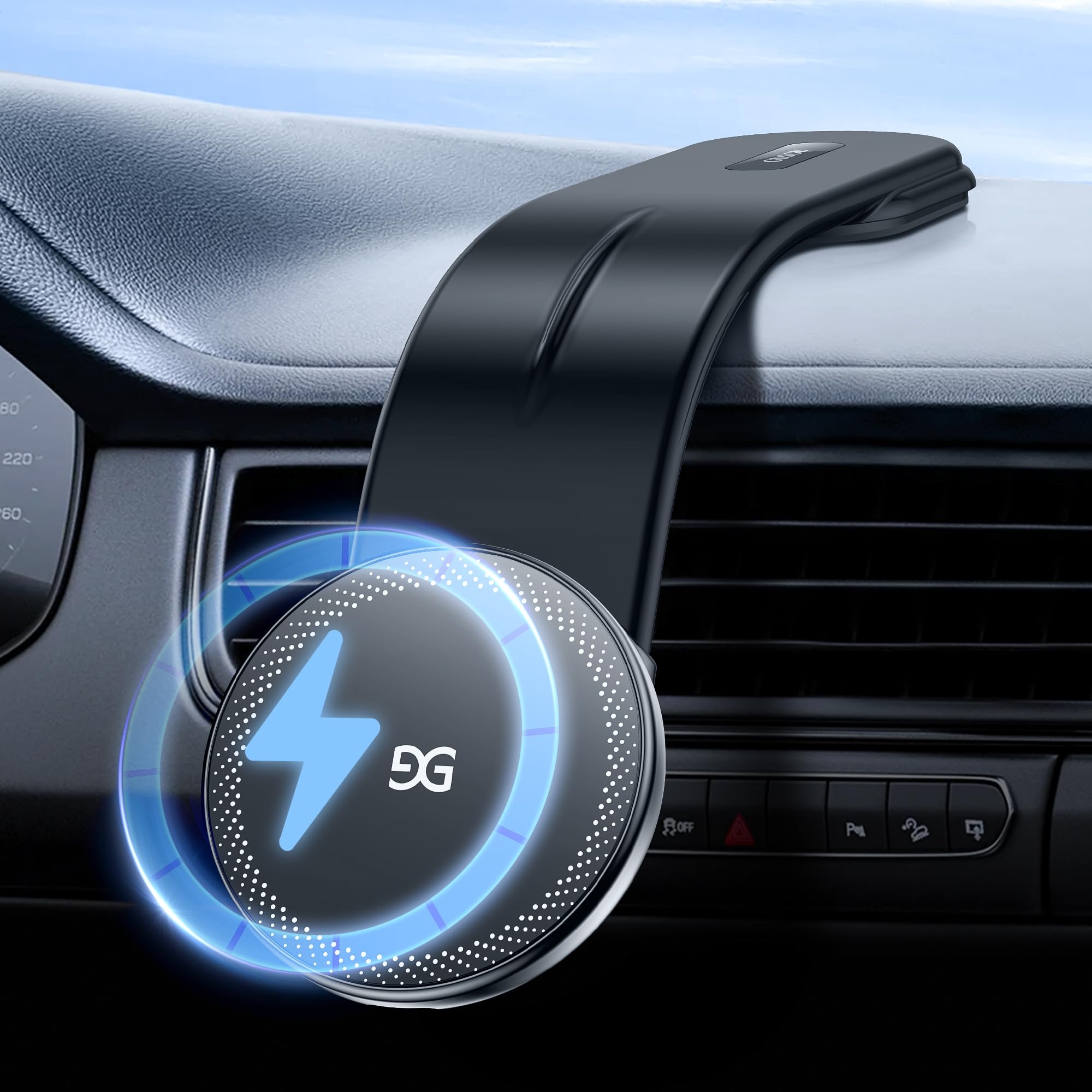 Foto 1 | Cargador De Teléfono De Coche Gusgu Mount3 De 15 W De Carga Rápida - Venta Internacional.