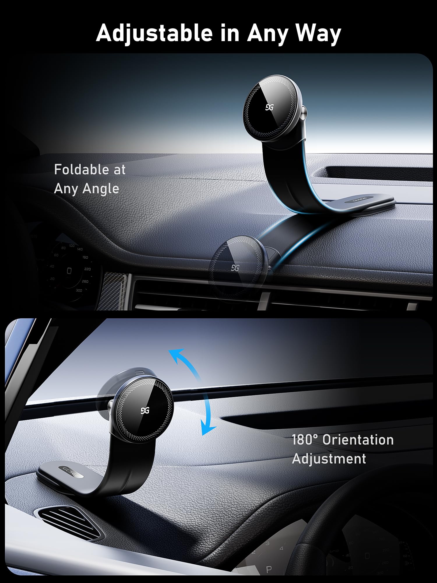 Foto 4 pulgar | Cargador De Teléfono De Coche Gusgu Mount3 De 15 W De Carga Rápida - Venta Internacional.