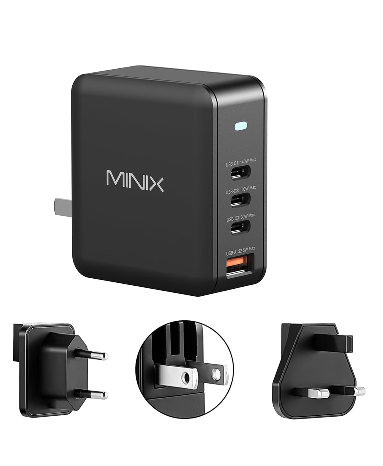 Foto 2 pulgar | Cargador Minix Neo P165 De 165 W Usb C Pd 3.1 Para Macbook Pro - Venta Internacional.