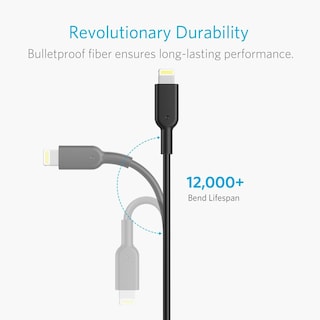 Foto 5 | Cargador De Coche Anker Lightning De 24 W Y 2 Puertos Para Iphone Con Cable - Venta Internacional.