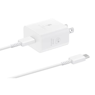Foto 1 | Cargador de Pared Samsung con Adaptador de Corriente 25 W con Cable Blanco - Venta Internacional