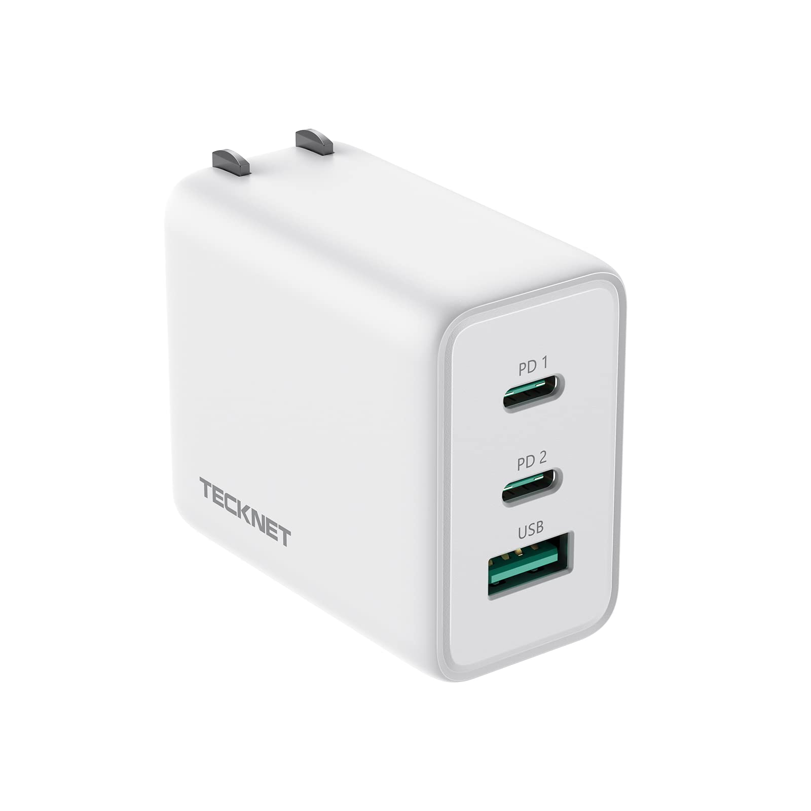 Adaptador Plegable Charger Tecknet Usb C 65w Pd 3.0 Gan - Venta Internacional. $686
