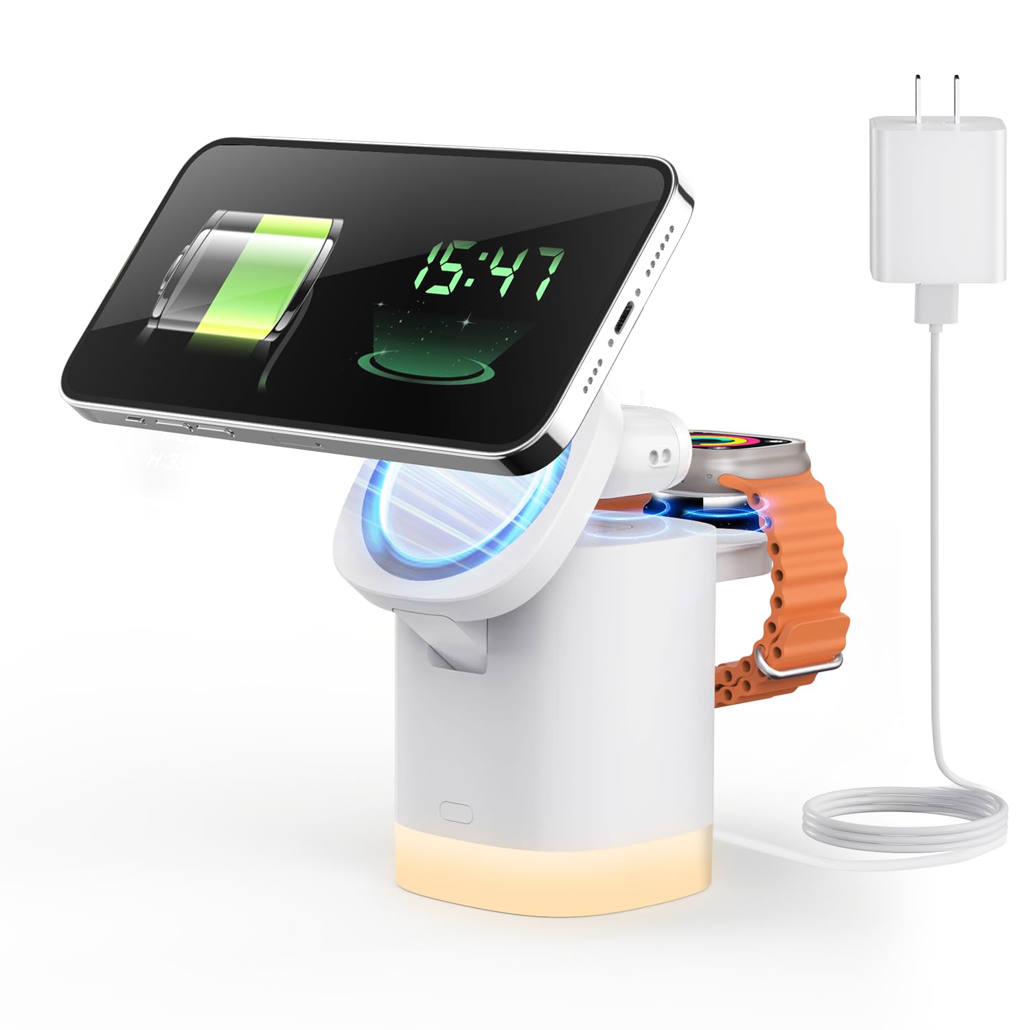 Foto 2 pulgar | Estación de Carga Inalámbrica Joygeek 3 en 1 para iPhone - Venta Internacional