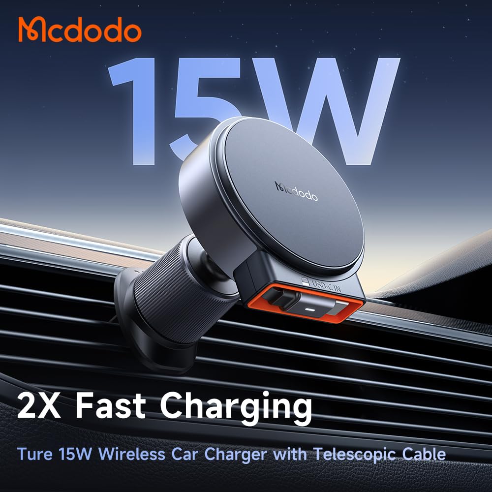 Foto 3 pulgar | Cargador De Coche Inalámbrico, Soporte Magnético Para Teléfono, Soporte Mcdodo - Venta Internacional.