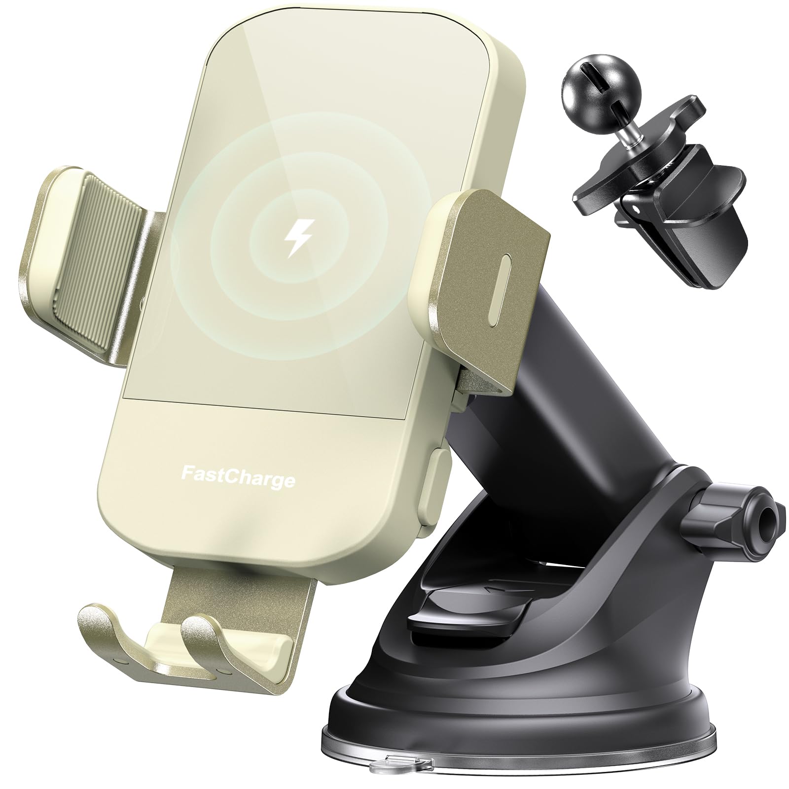 Cargador De Coche Inalámbrico Chgeek, Soporte Para Teléfono De Carga Rápida De 15 W - Venta Internacional. $1,029