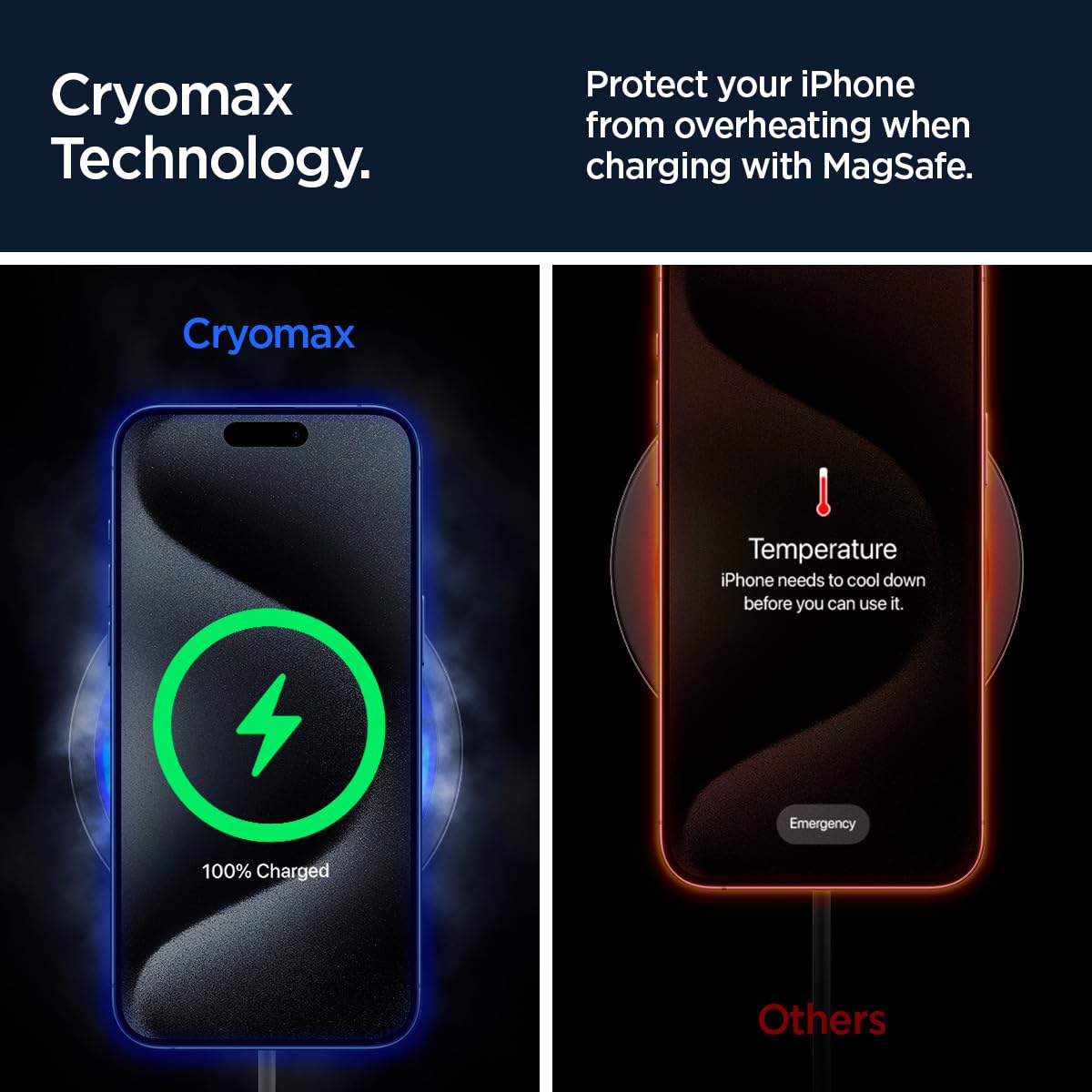 Foto 5 | Cargador Inalámbrico Para Coche Spigen Onetap Pro 3 Cryomax - Venta Internacional.