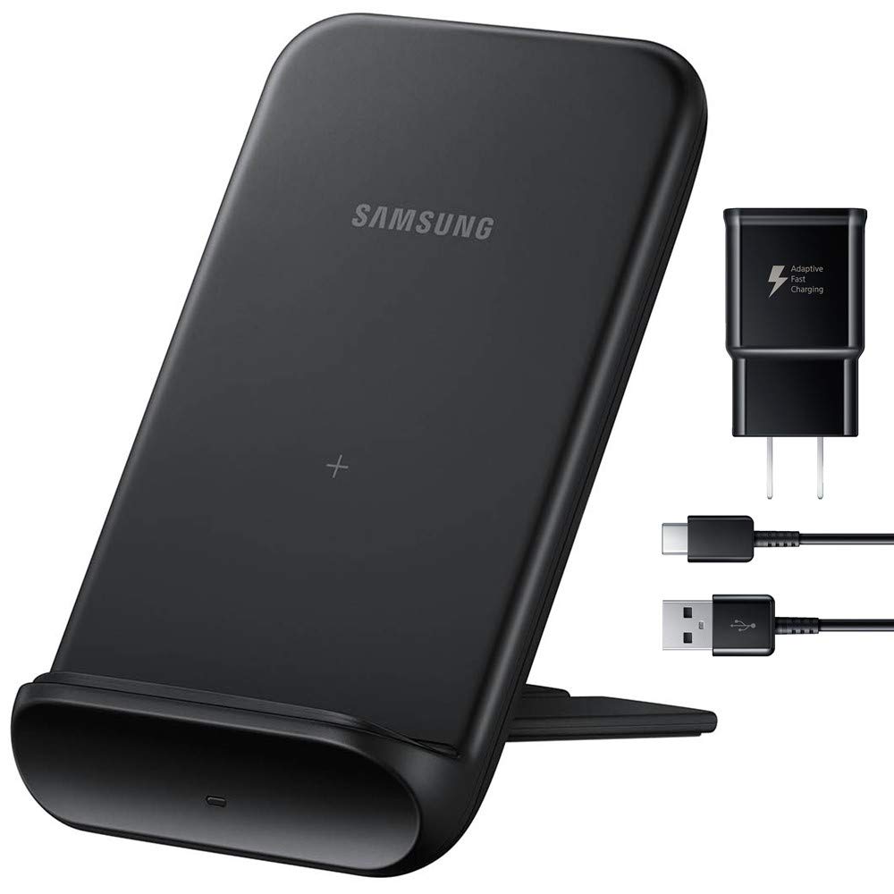 Soporte Cargador Inalámbrico Samsung 2020 9w Convertible Negro - Venta Internacional.