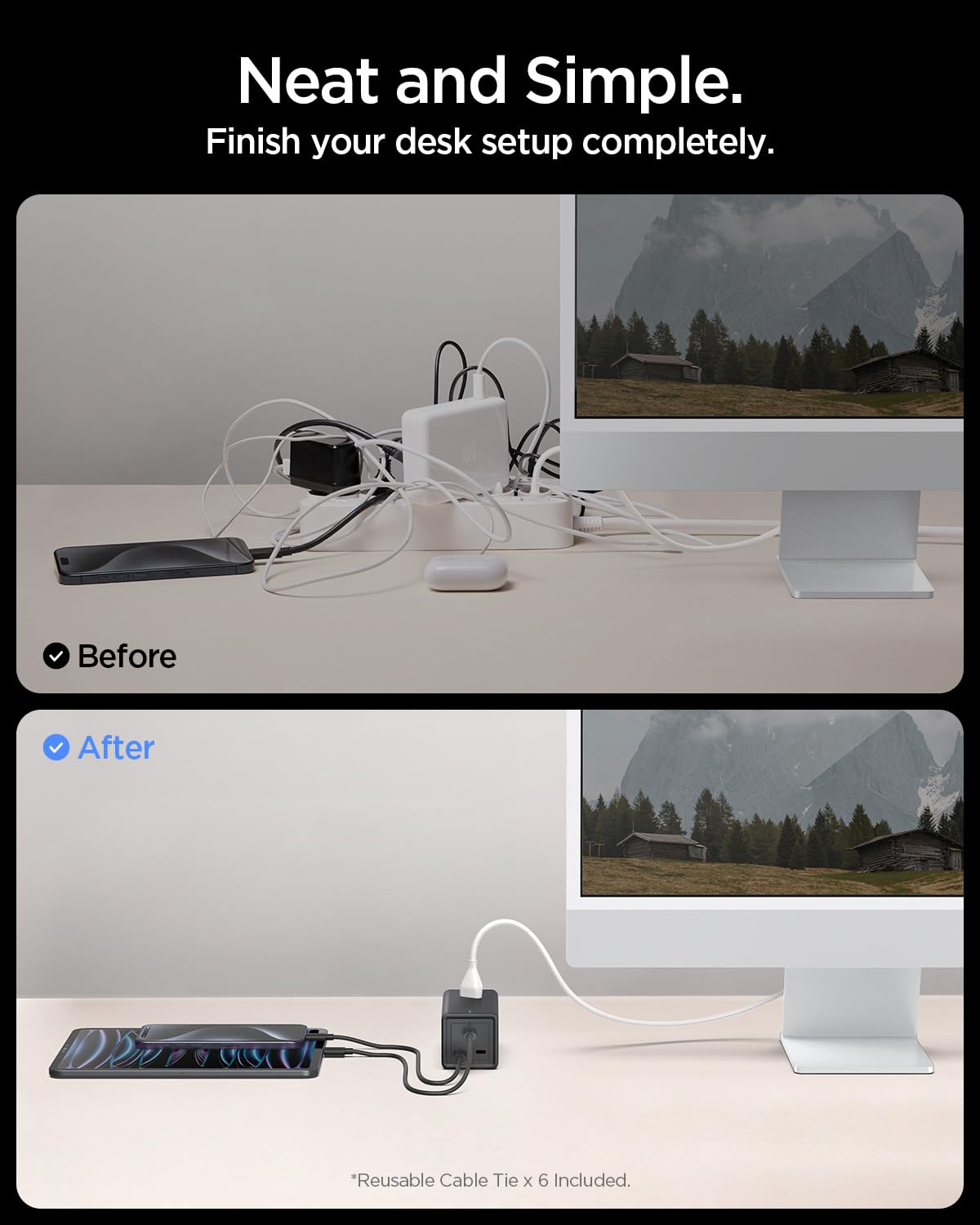 Foto 4 pulgar | Estación De Carga Spigen Arcdock Gan 703 Usb-c 70w 6 En 1 - Venta Internacional.