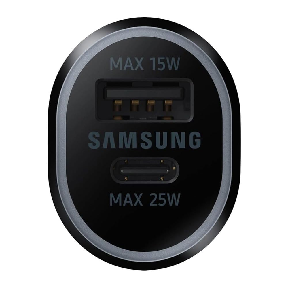 Foto 5 pulgar | Cargador De Vehículo Samsung 40w Con 2 Salidas Usb-c/usb-a, Color Negro - Venta Internacional.