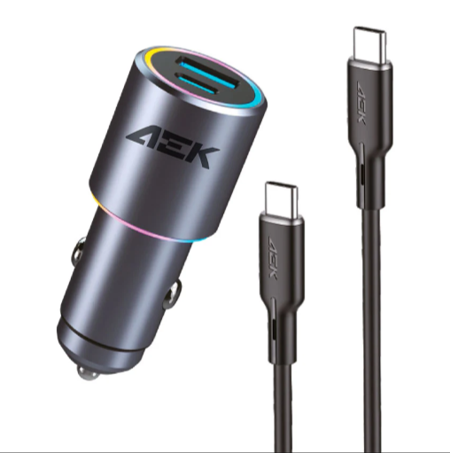 Adaptador Dc Usb Aek 48w Inc. Cable Usb Tipo ''c''