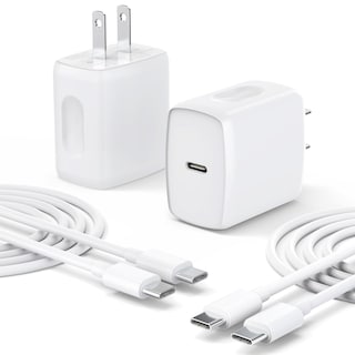 Foto 1 | Cargador Usb C Quzudn 25 W Tipo C 2 Unidades con Cable - Venta Internacional