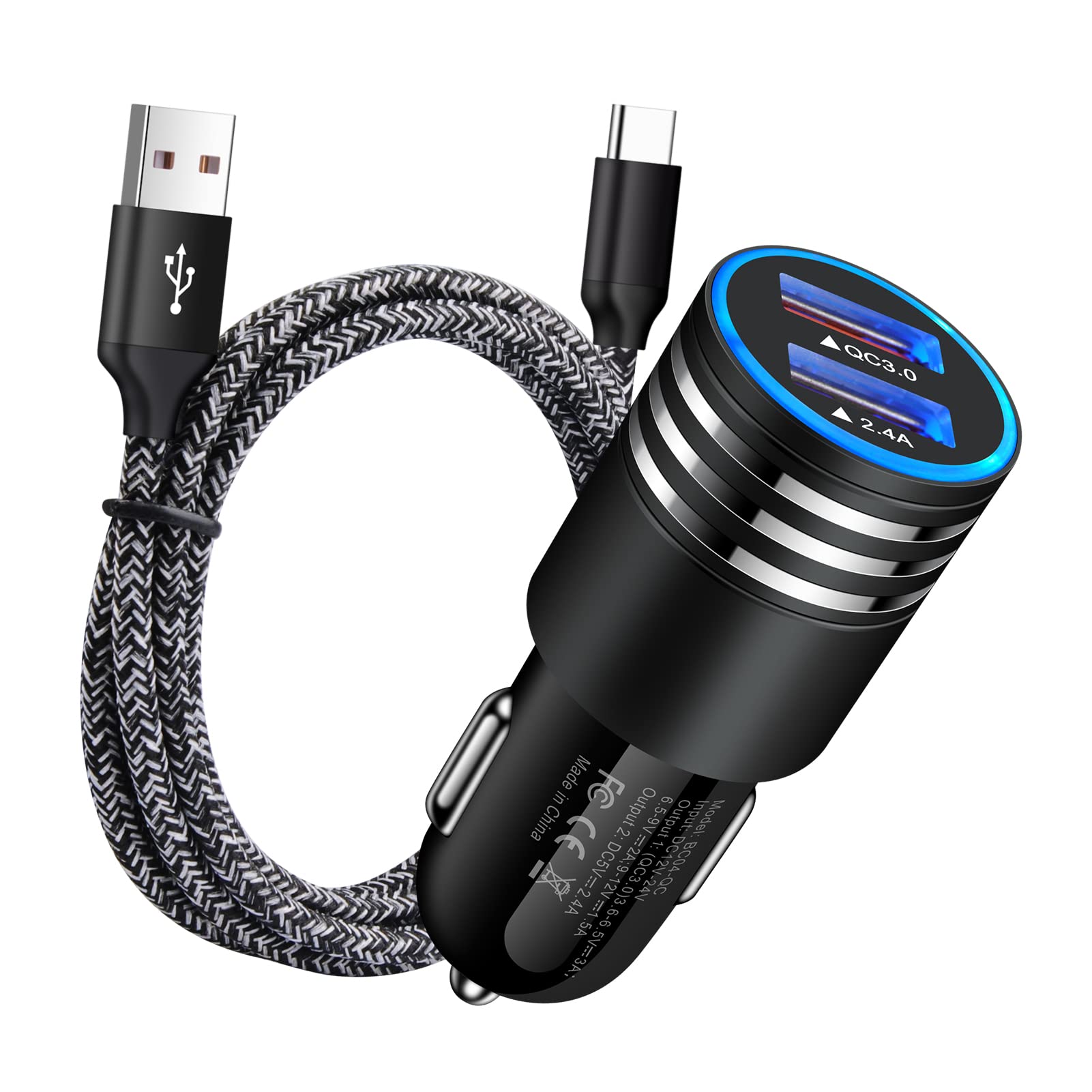 Cargador De Coche Andhot Cargador Rápido Tipo C Para Samsung Galaxy - Venta Internacional. $415
