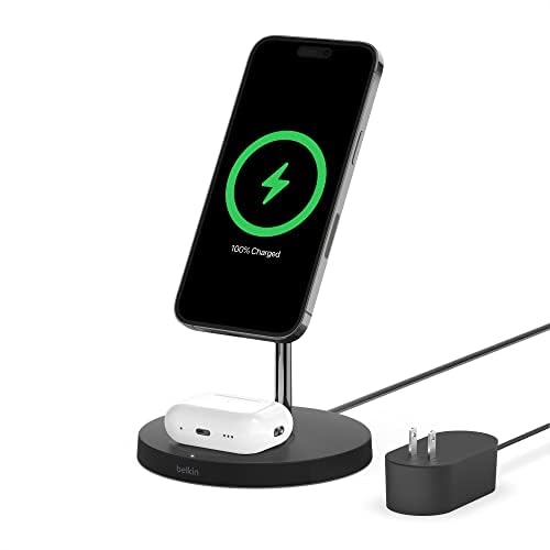 Soporte De Carga Belkin Magsafe 2 En 1 Para Iphone Y Airpods - Venta Internacional.