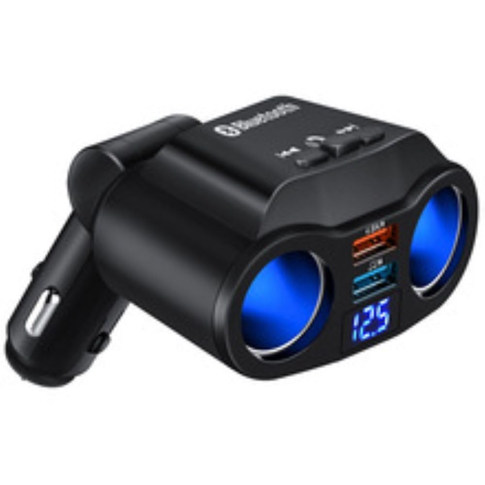 Cargador De Coche Usb Con Transmisor Fm Bluetooth Con Carga Inalámbrica - Venta Internacional.