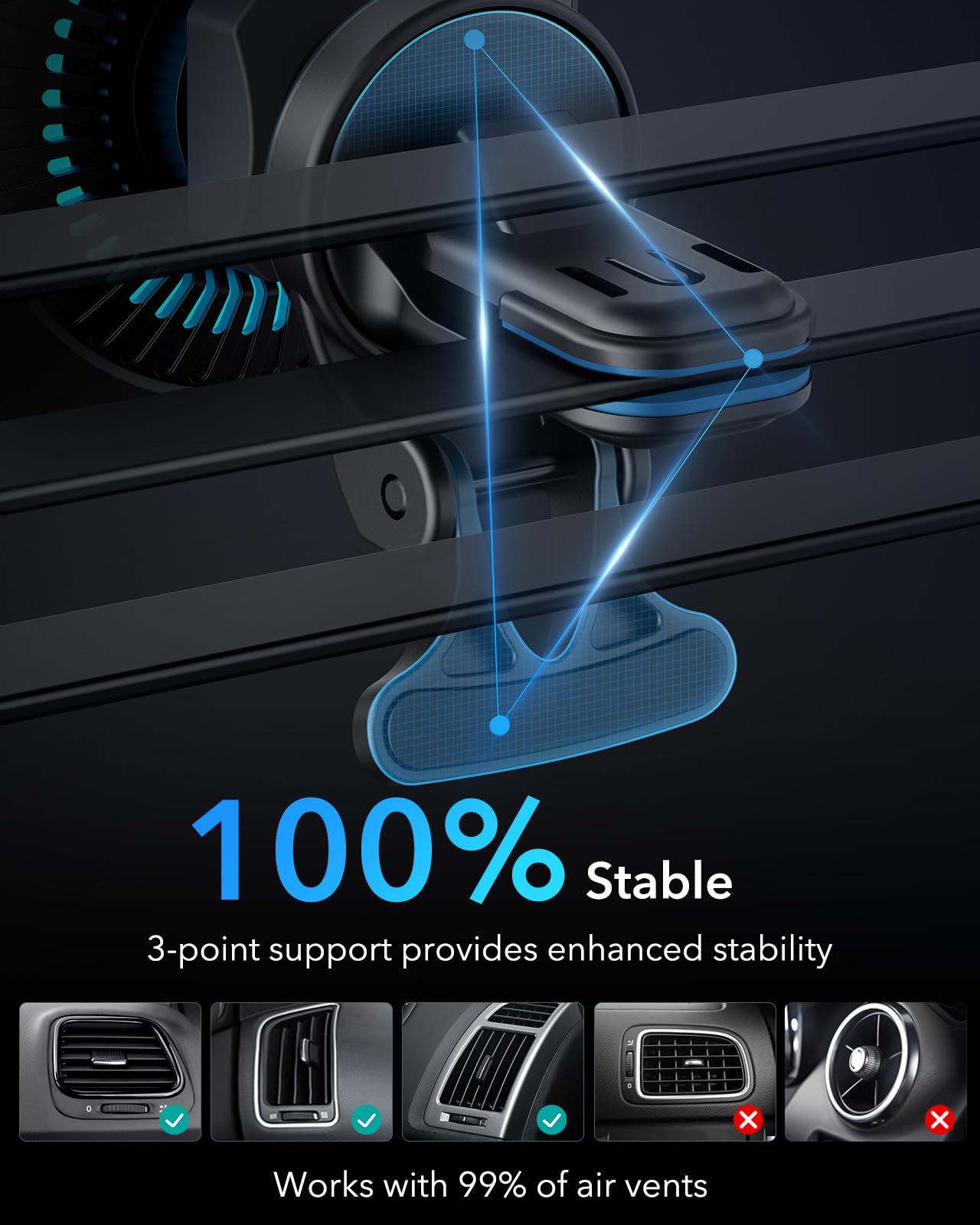 Foto 7 pulgar | Cargador De Coche Esr Magsafe Con Cryoboost Para Iphone - Venta Internacional.