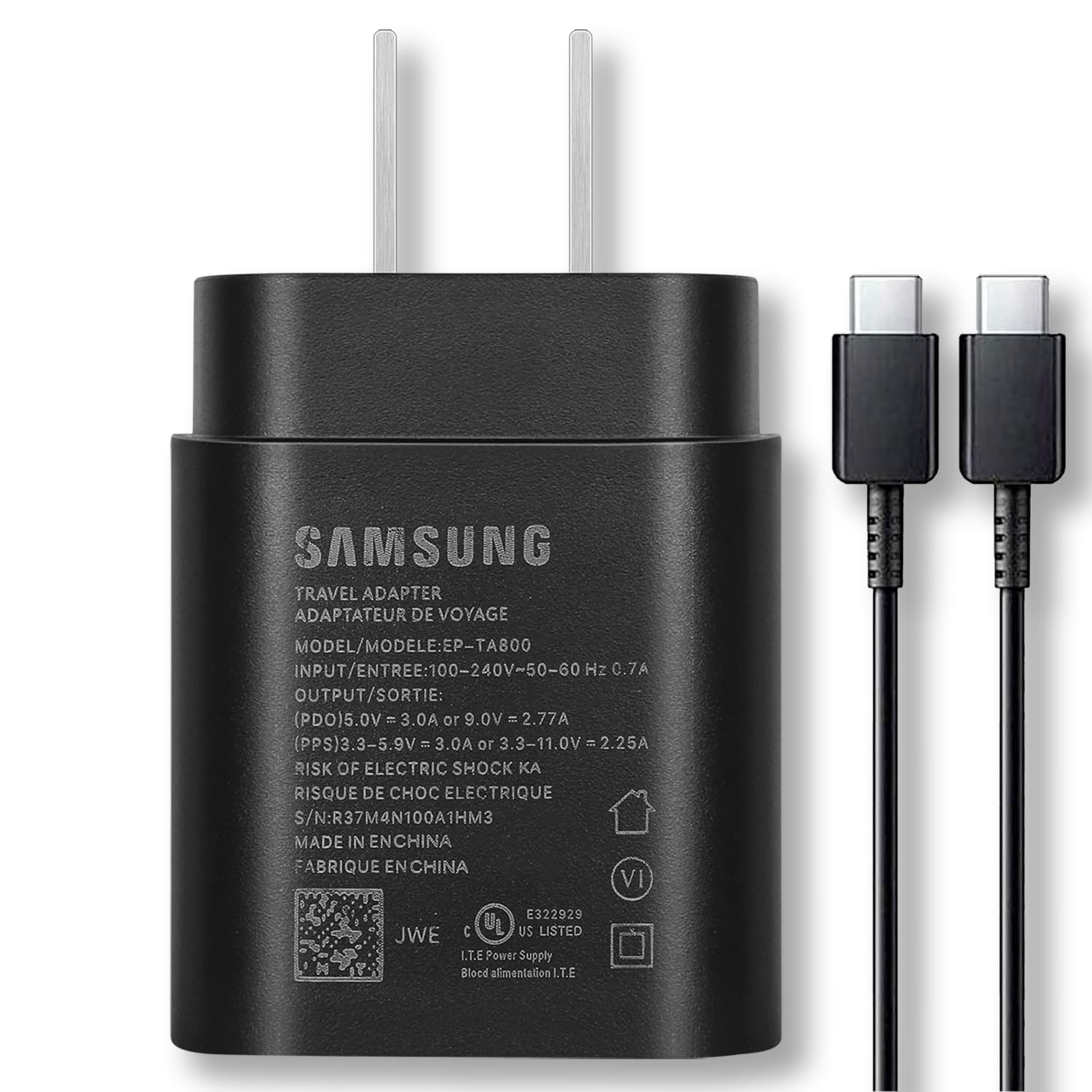 Foto 2 pulgar | Cargador Samsung De 25 W De Adaptación Rápida Para Galaxy S22 S23+ Ultra - Venta Internacional.