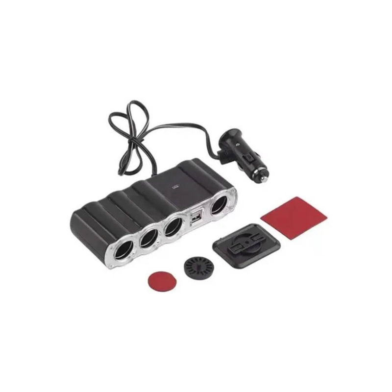 Foto 3 pulgar | Adaptador Para Encendedor De Coche, Cargador Usb 1 A 4, 12 V/24 V, 60 W - Venta Internacional.