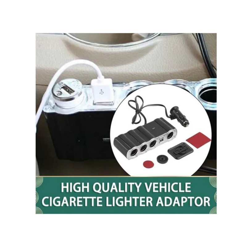 Foto 5 pulgar | Adaptador Para Encendedor De Coche, Cargador Usb 1 A 4, 12 V/24 V, 60 W - Venta Internacional.