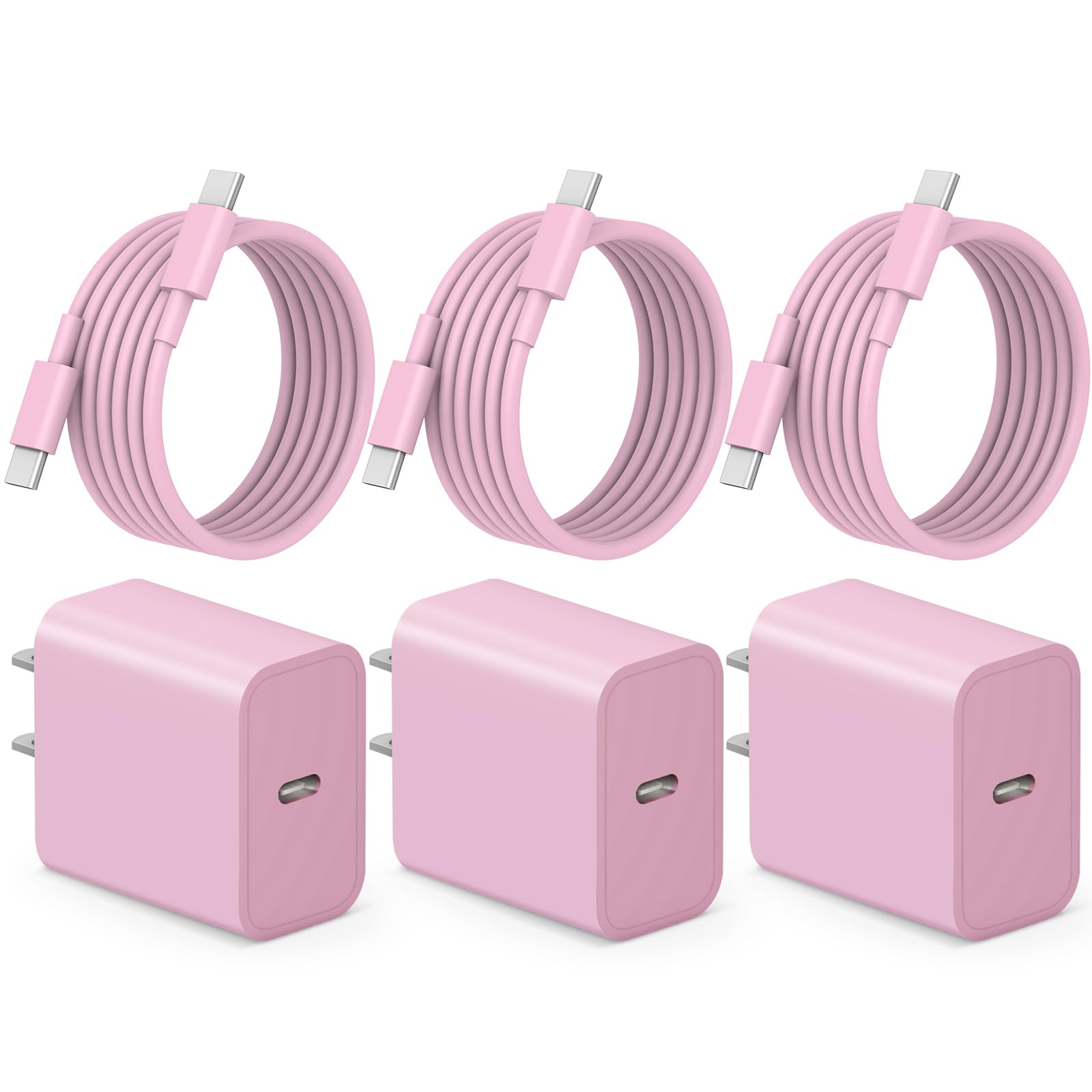 Foto 2 pulgar | Cargador Romitaz Para Iphone 16 15, 20 W, Tipo C Con Cable De 6 Pies, Paquete De 3 - Venta Internacional.