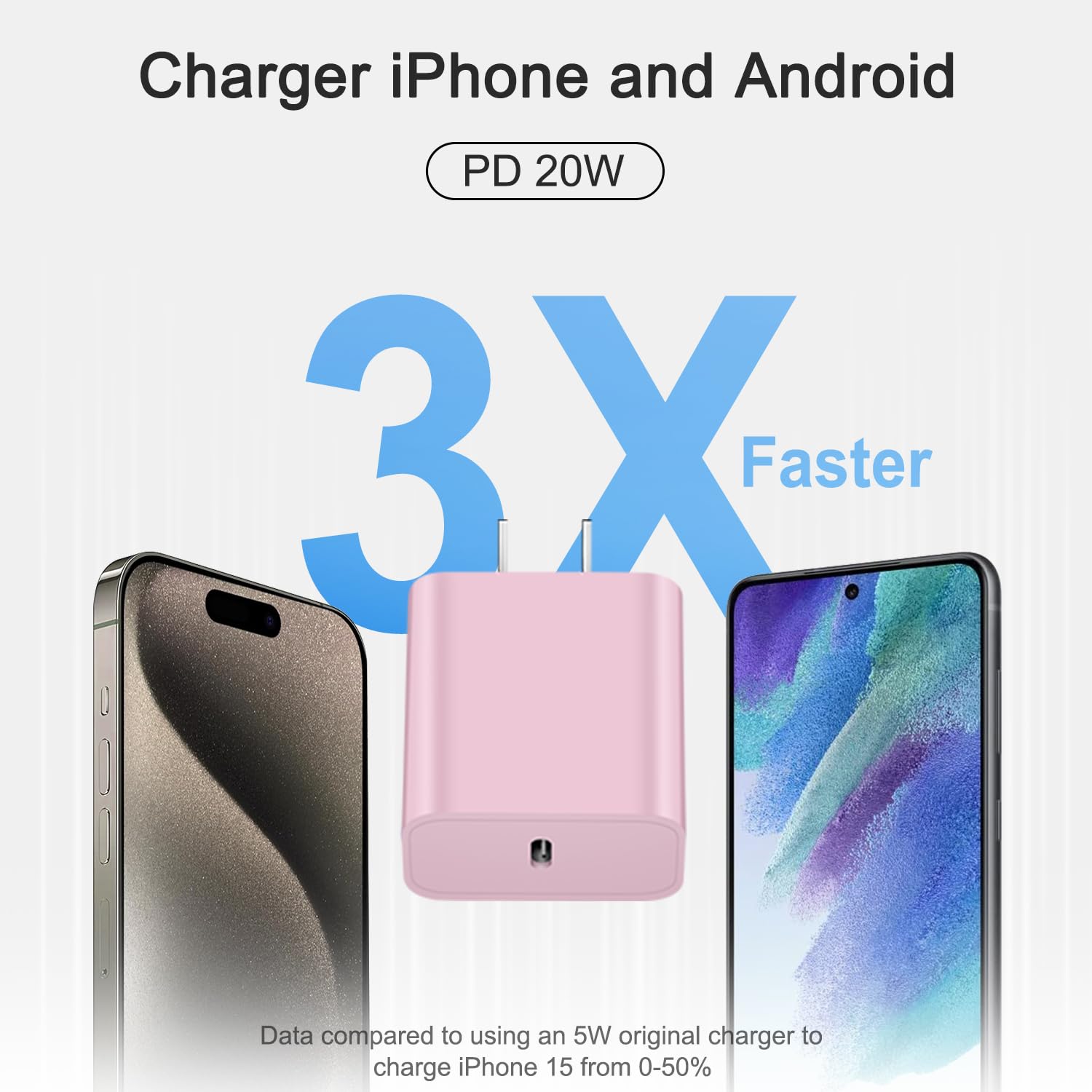 Foto 2 | Cargador Romitaz Para Iphone 16 15, 20 W, Tipo C Con Cable De 6 Pies, Paquete De 3 - Venta Internacional.